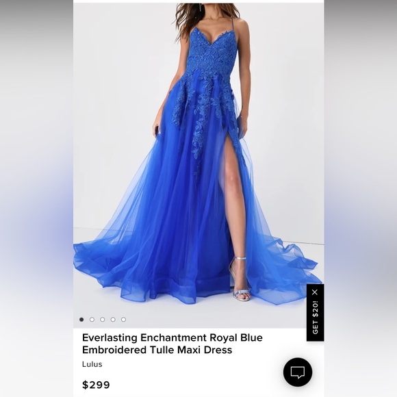 Lulus Dresses Lulus Everlasting Enchantment Royal Blue